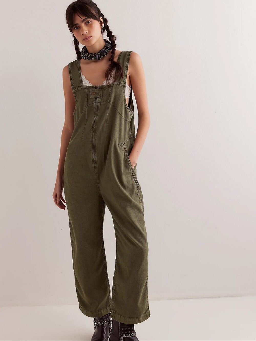 We The Free- Jude One Piece Jumpsuit- Verdant- Size Medium